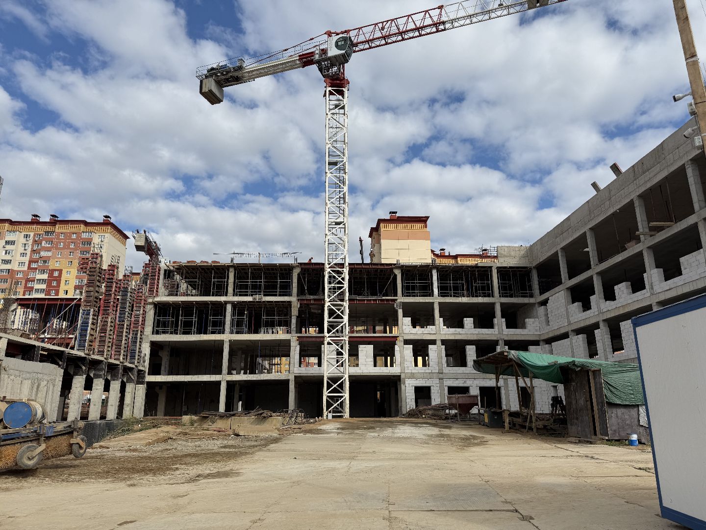 люберцы,  Строительство школы, Островцы, Школьники,