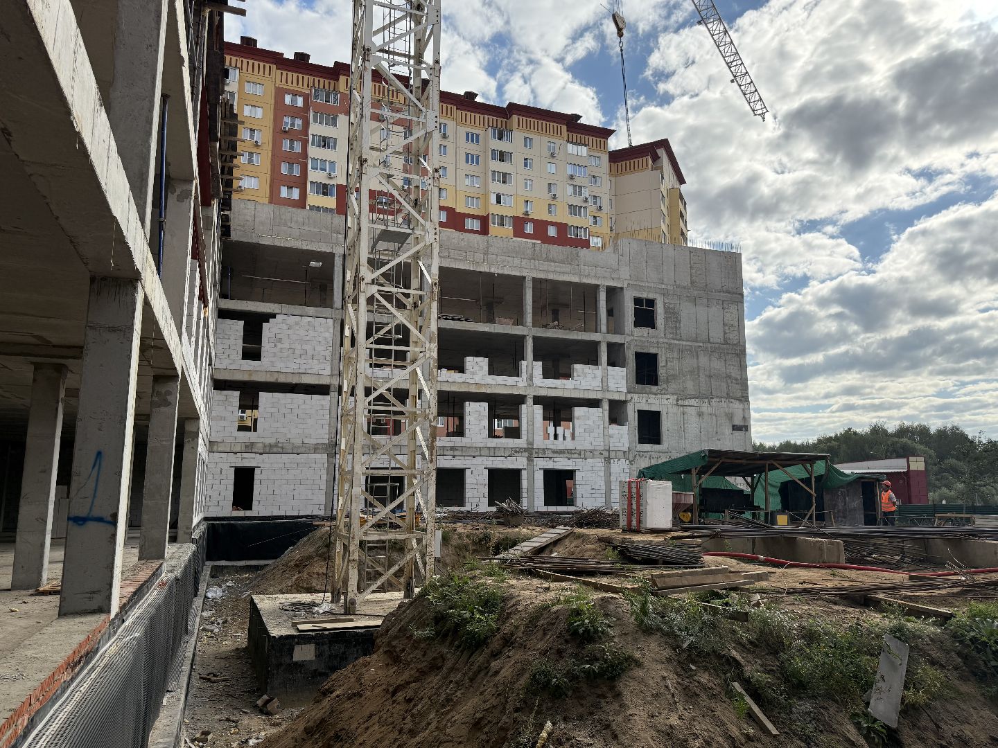 люберцы,  Строительство школы, Островцы, Школьники,