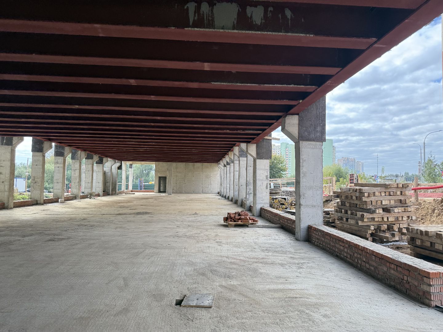 люберцы,  Строительство школы, Островцы, Школьники,