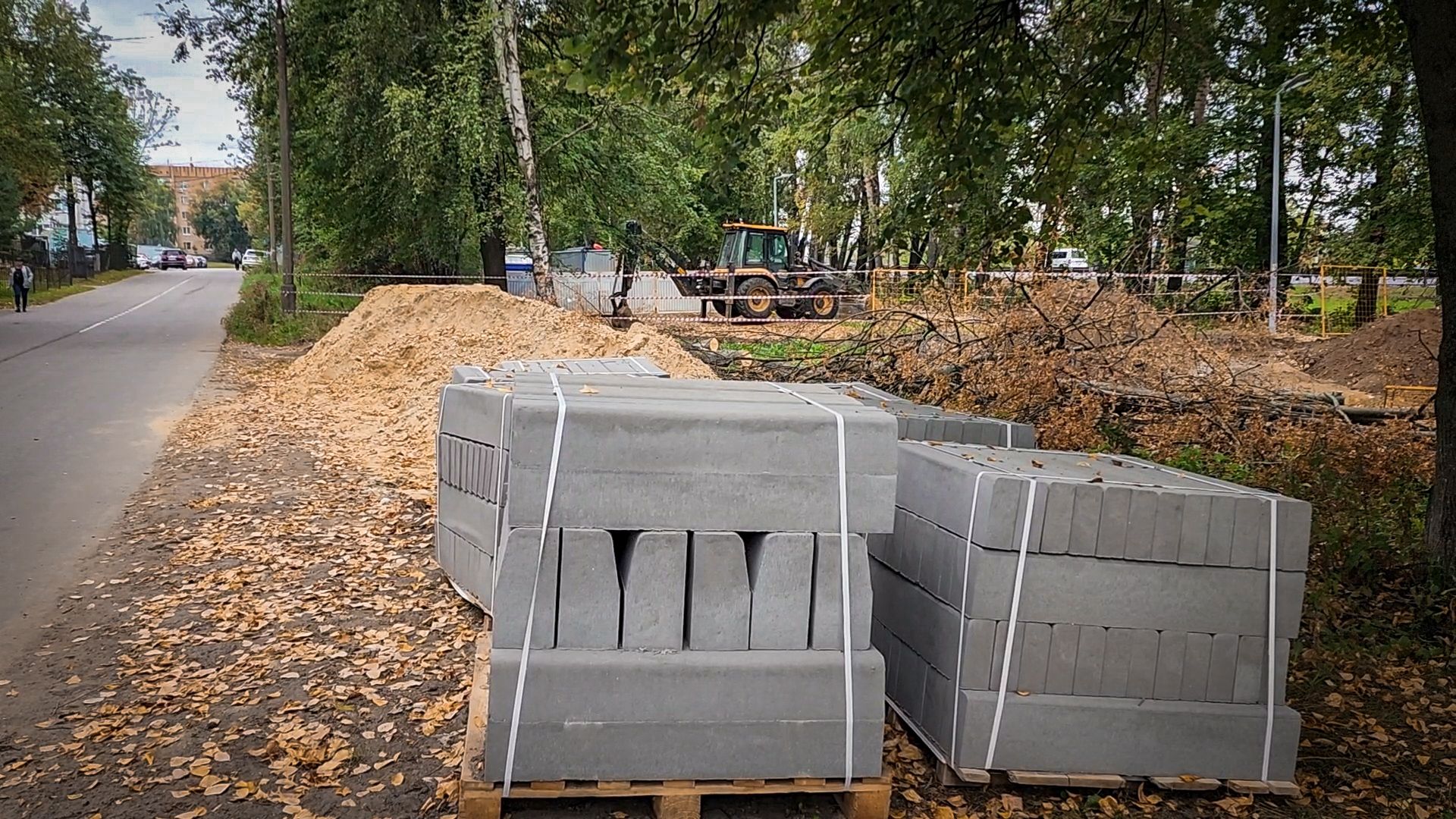 бронницы, благоустройство 2025, строительство сквера в бронницах, новое общественное пространство в бронницах,