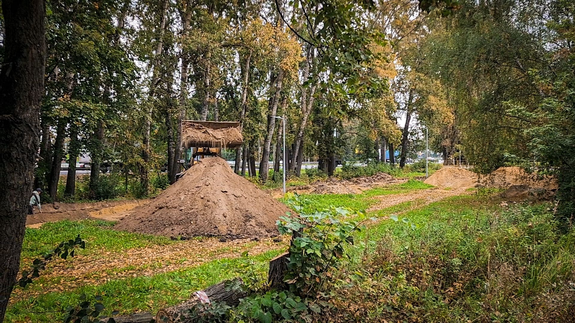 бронницы, благоустройство 2025, строительство сквера в бронницах, новое общественное пространство в бронницах,