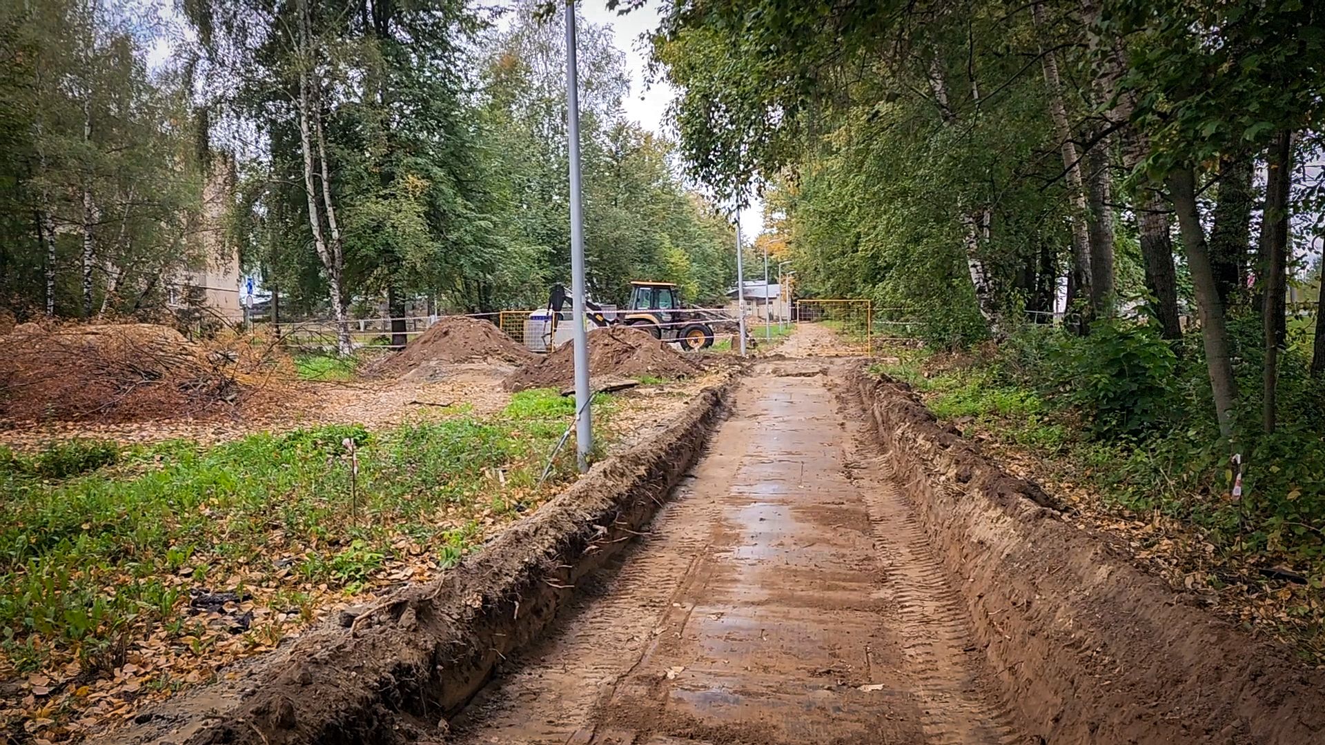 бронницы, благоустройство 2025, строительство сквера в бронницах, новое общественное пространство в бронницах,