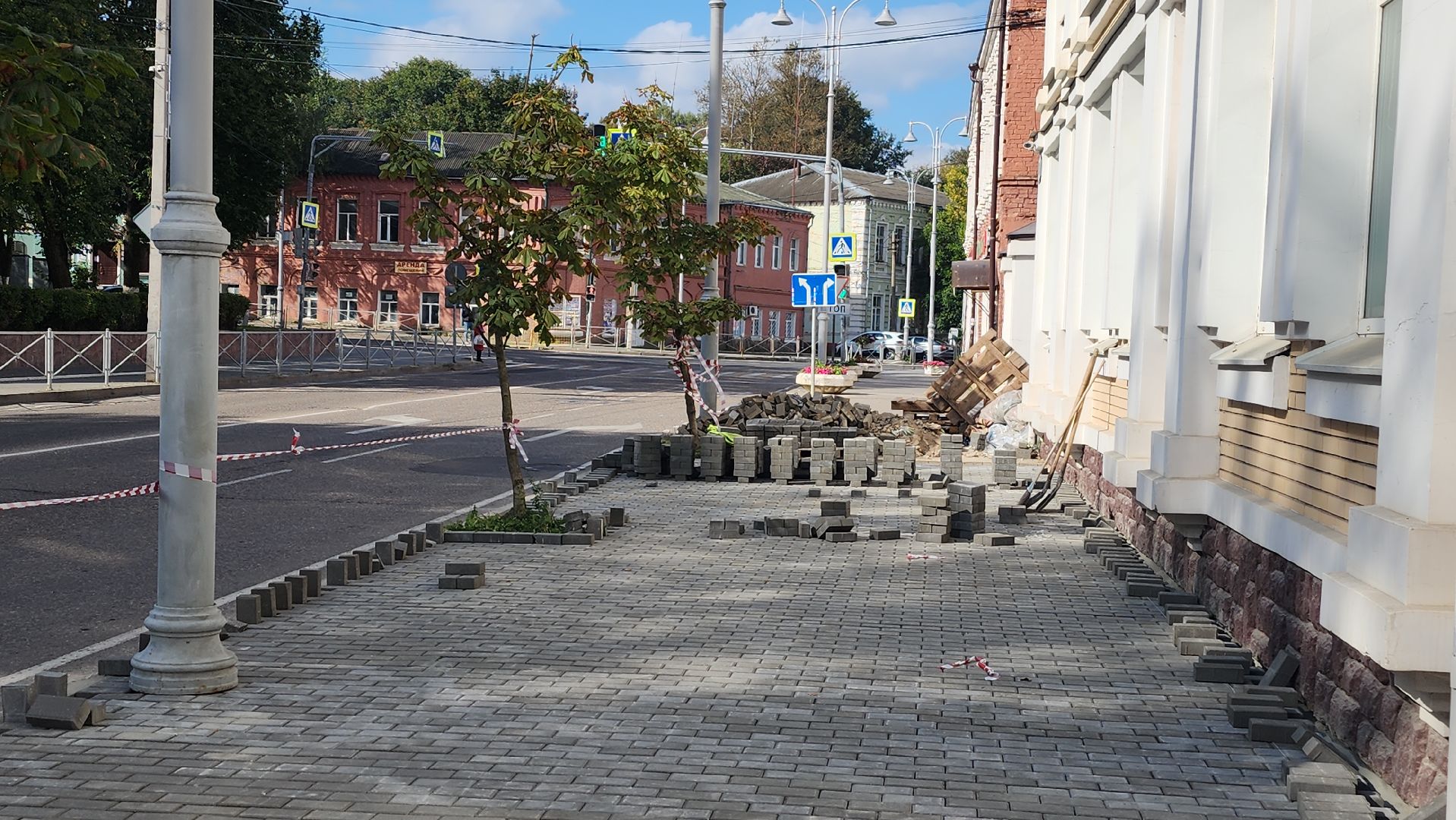 волоколамск, благоустройство, ремонт тротуара,