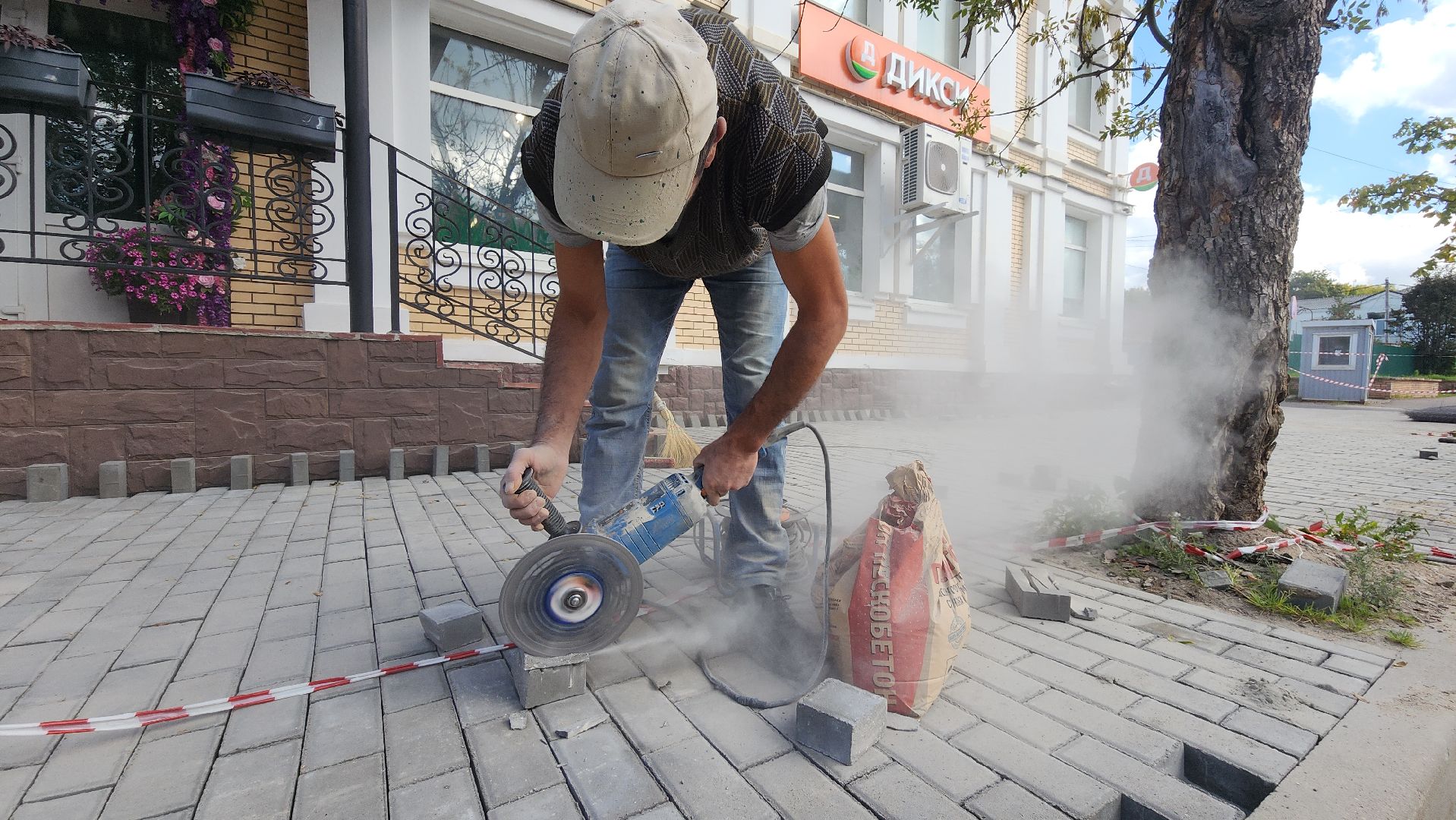 волоколамск, благоустройство, ремонт тротуара,