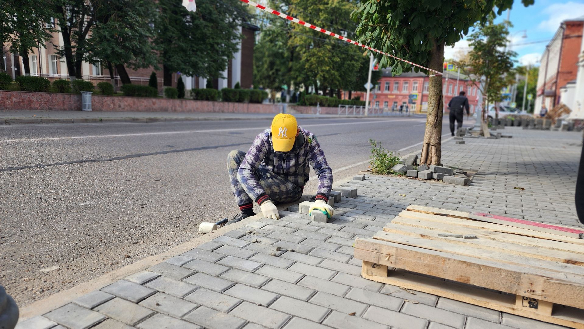 волоколамск, благоустройство, ремонт тротуара,