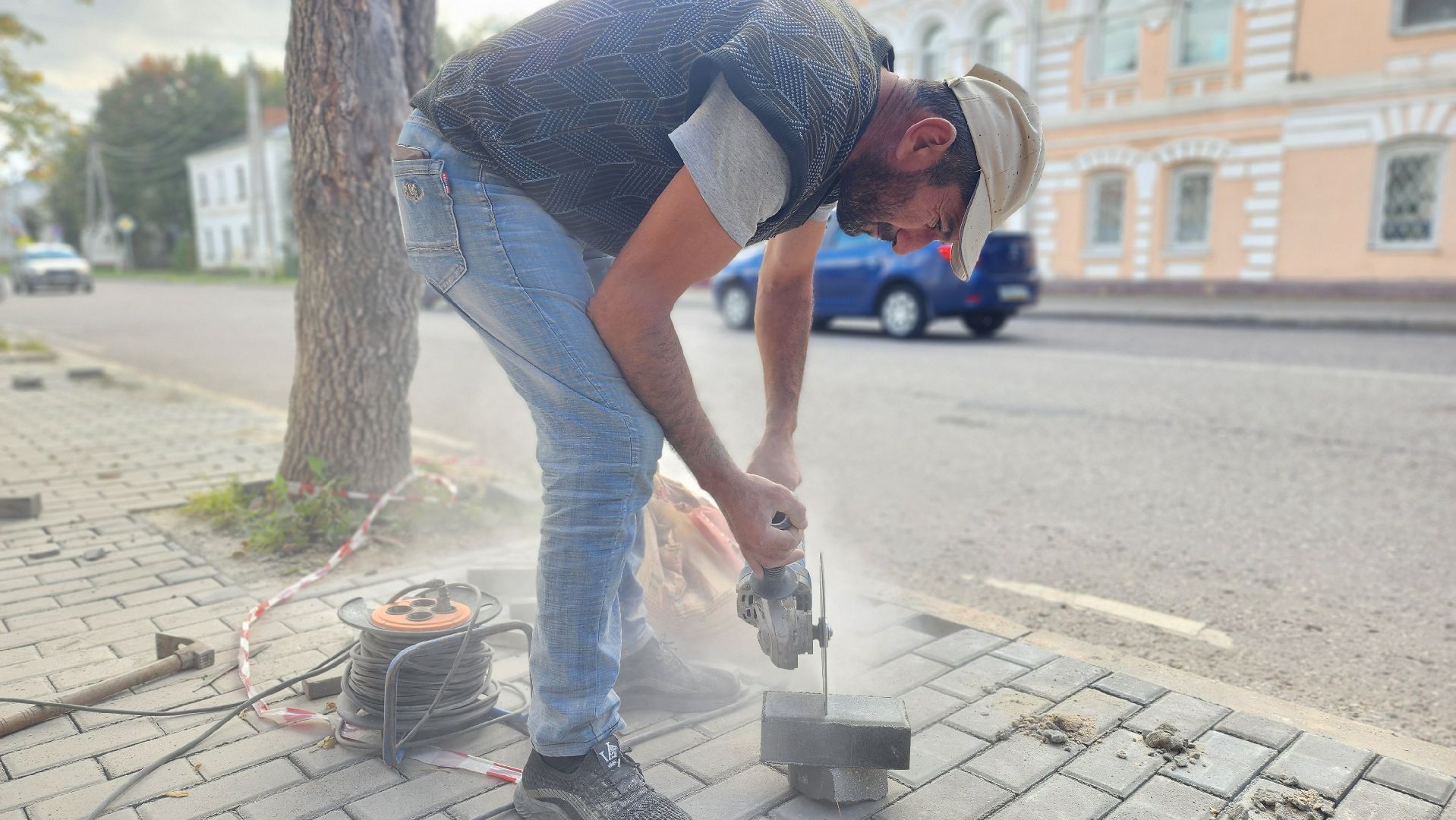 волоколамск, благоустройство, ремонт тротуара,