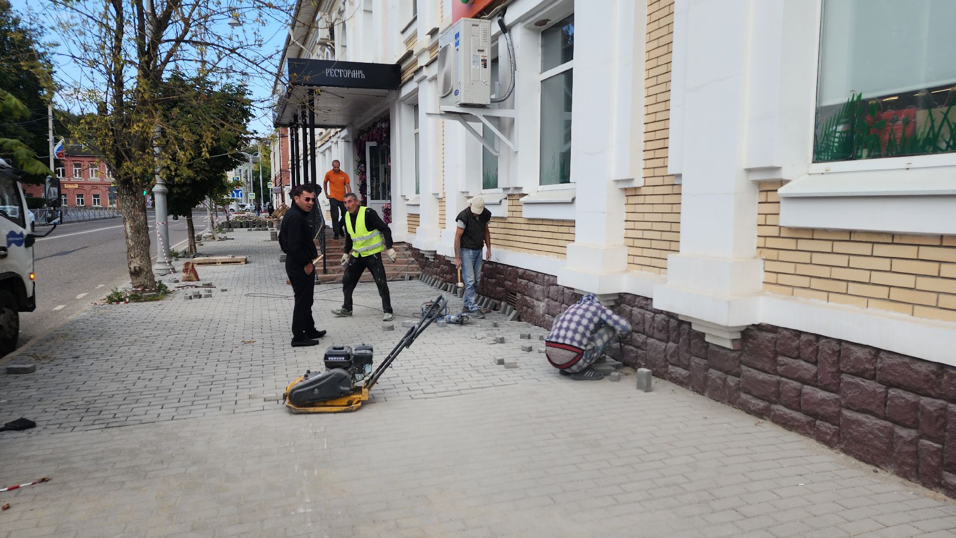 волоколамск, благоустройство, ремонт тротуара,