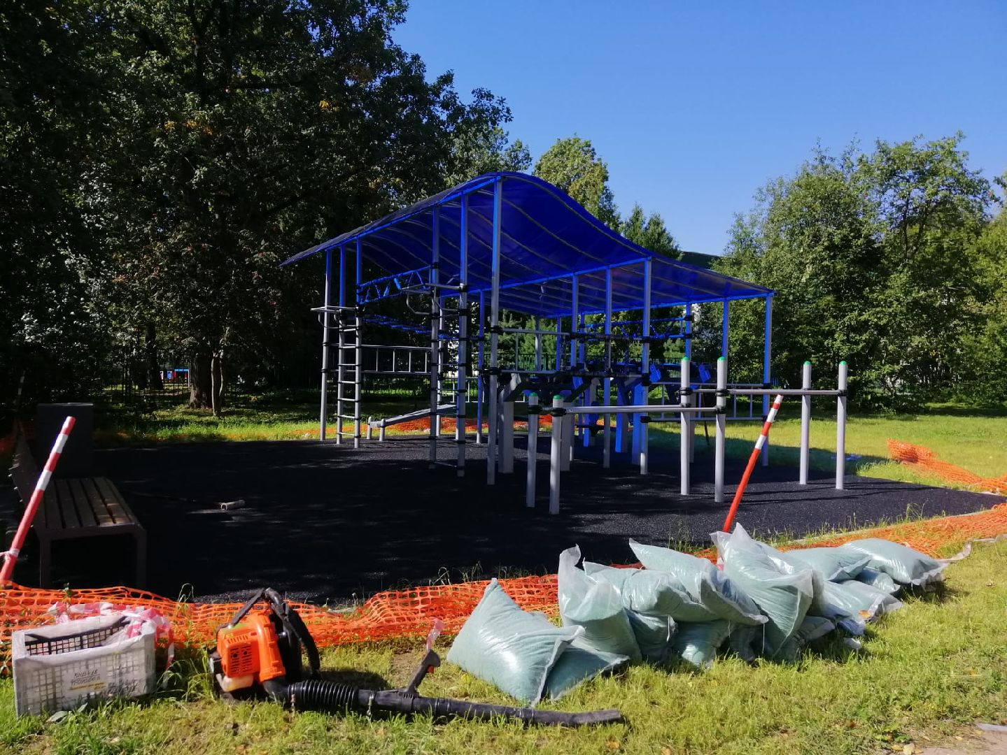 городской округ восход, благоустройство, спортивная площадка, воркаут площадка,