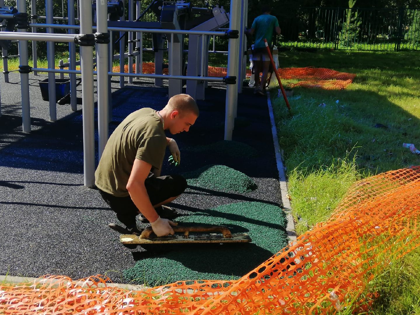 городской округ восход, благоустройство, спортивная площадка, воркаут площадка,