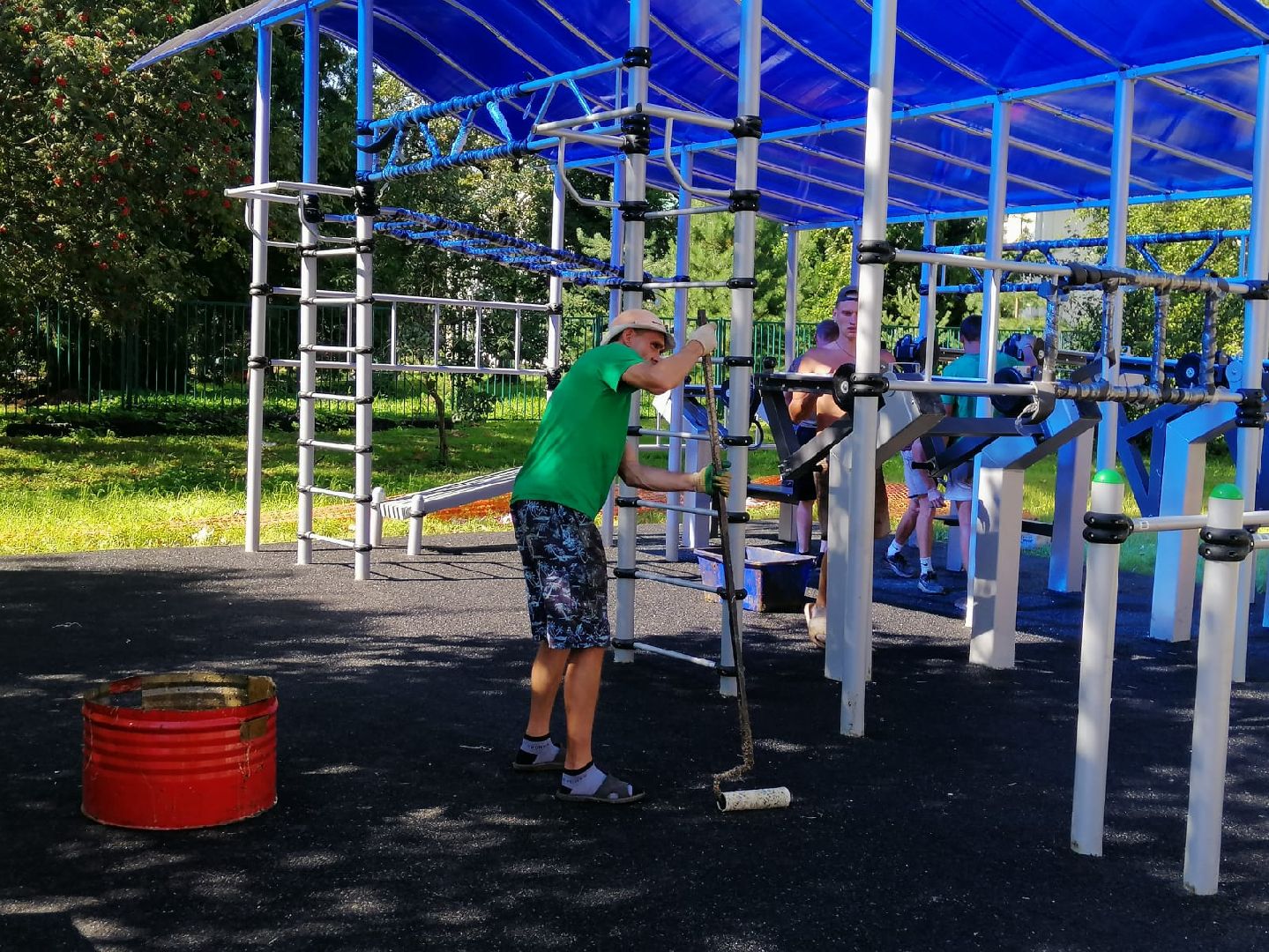 городской округ восход, благоустройство, спортивная площадка, воркаут площадка,