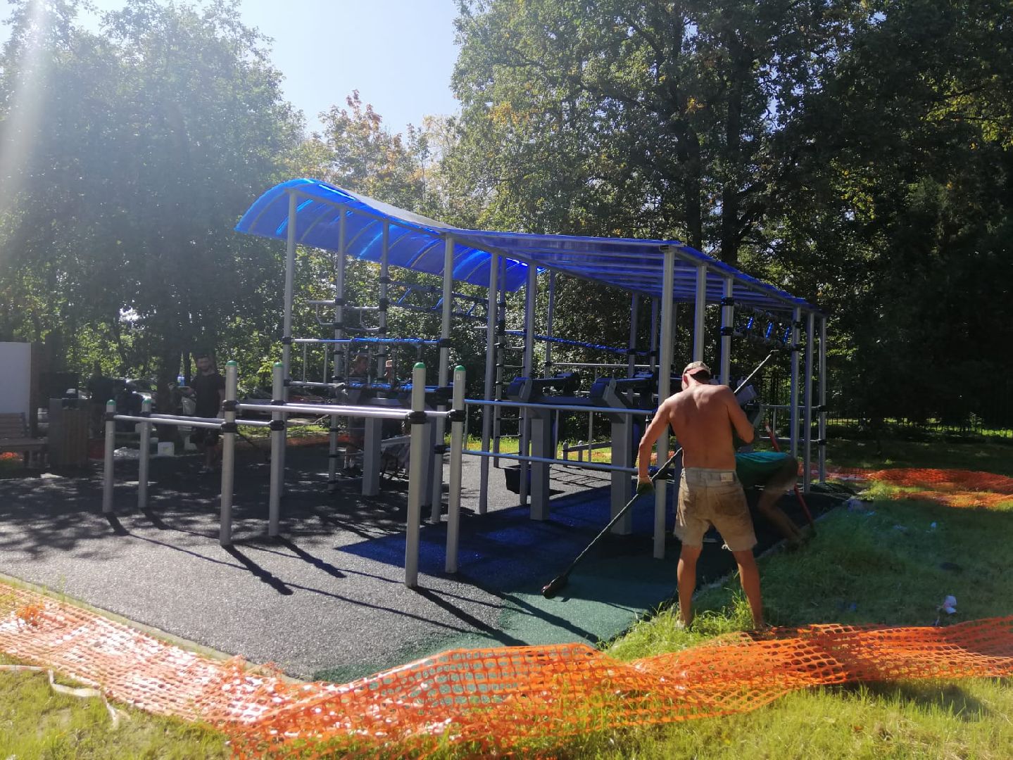 городской округ восход, благоустройство, спортивная площадка, воркаут площадка,