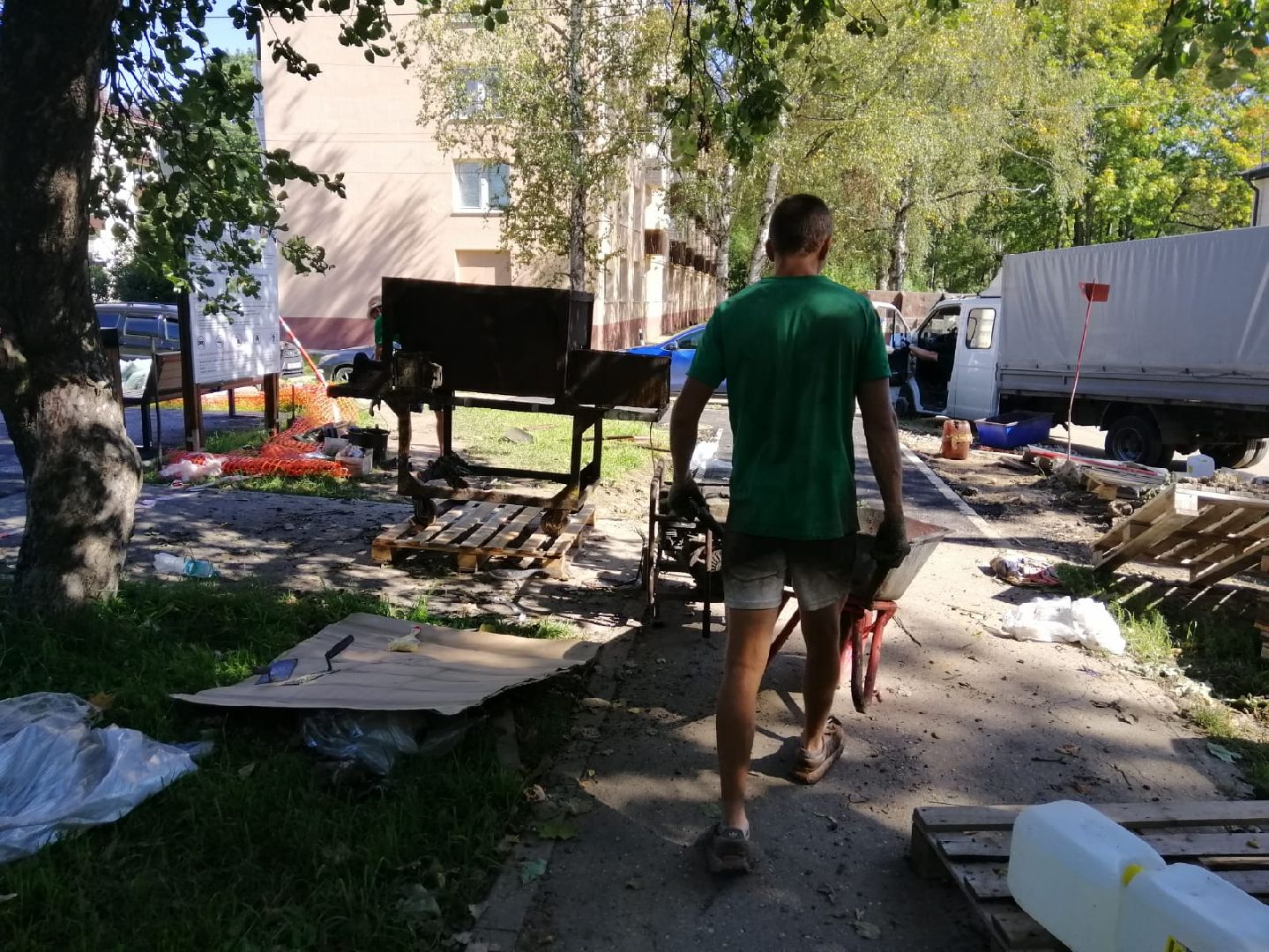 городской округ восход, благоустройство, спортивная площадка, воркаут площадка,