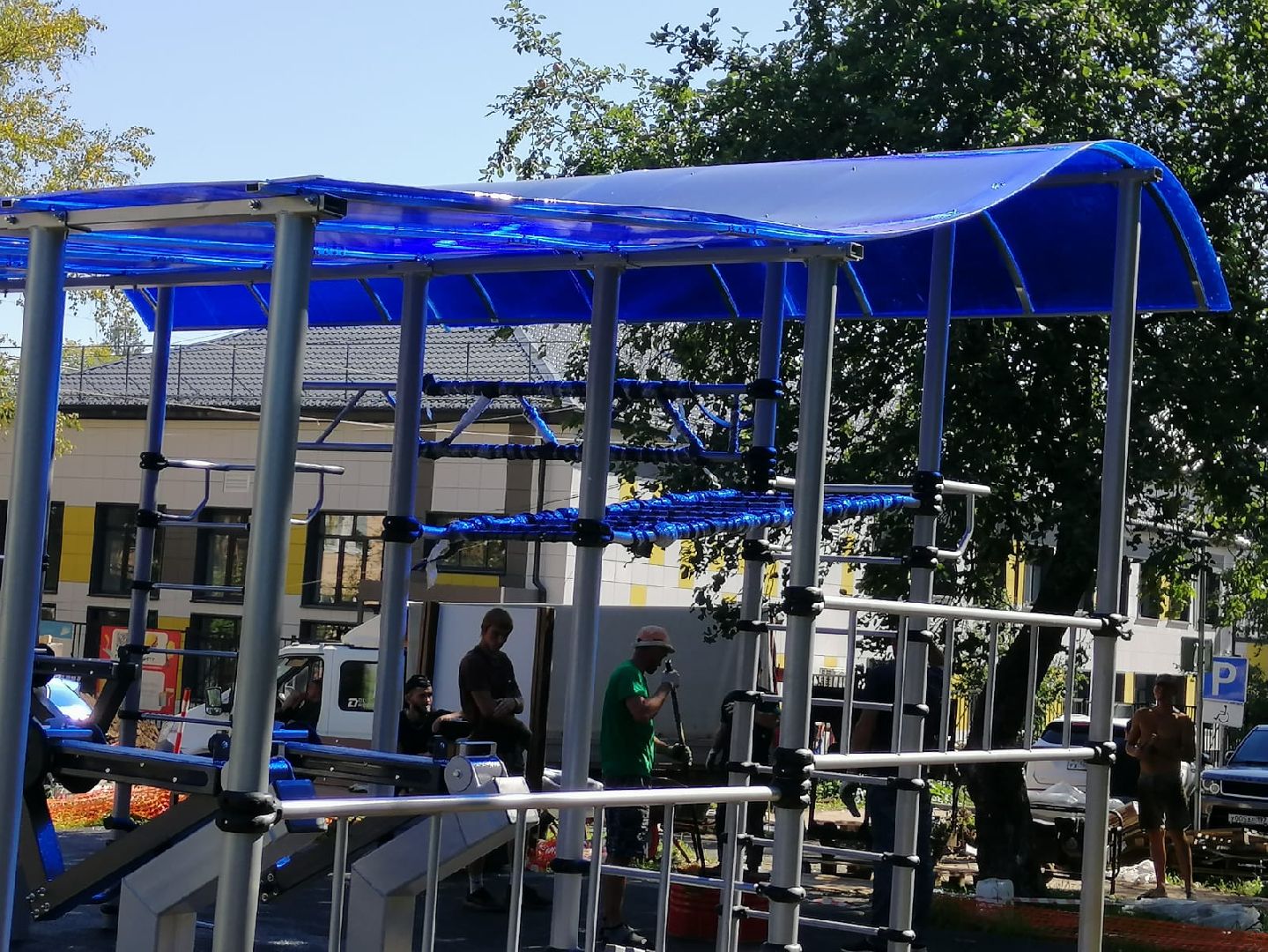 городской округ восход, благоустройство, спортивная площадка, воркаут площадка,