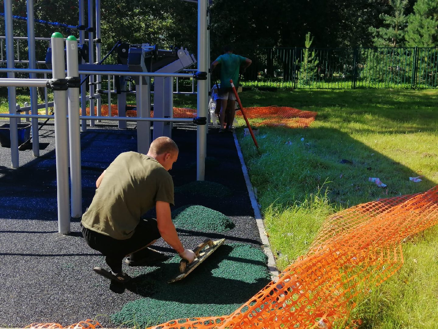 городской округ восход, благоустройство, спортивная площадка, воркаут площадка,