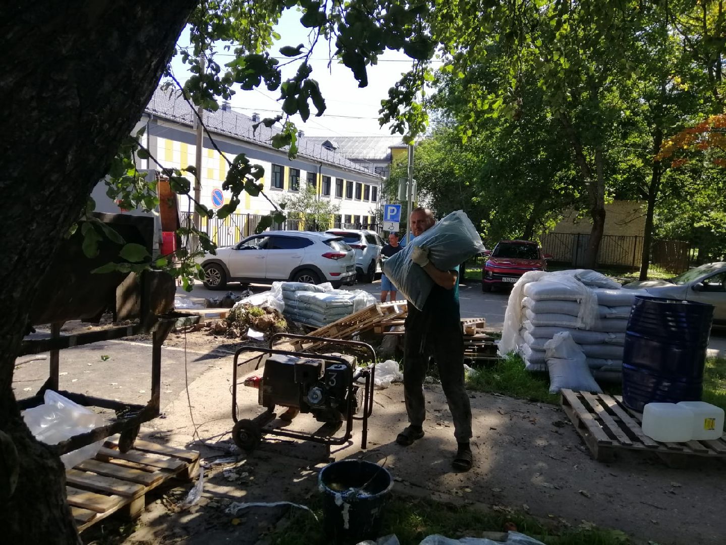 городской округ восход, благоустройство, спортивная площадка, воркаут площадка,