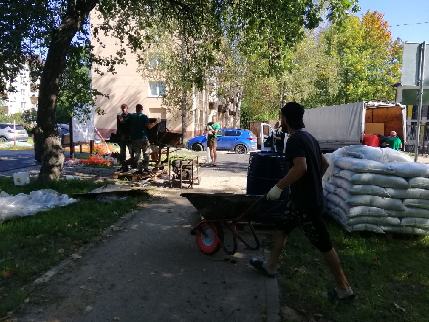 городской округ восход, благоустройство, спортивная площадка, воркаут площадка,