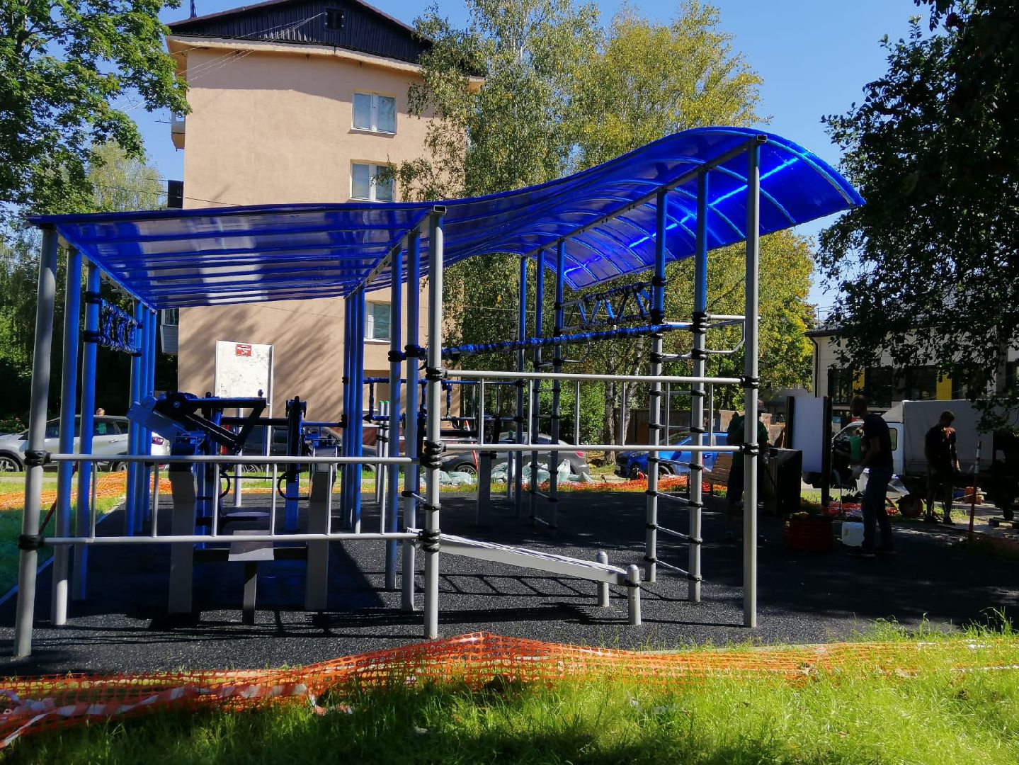 городской округ восход, благоустройство, спортивная площадка, воркаут площадка,