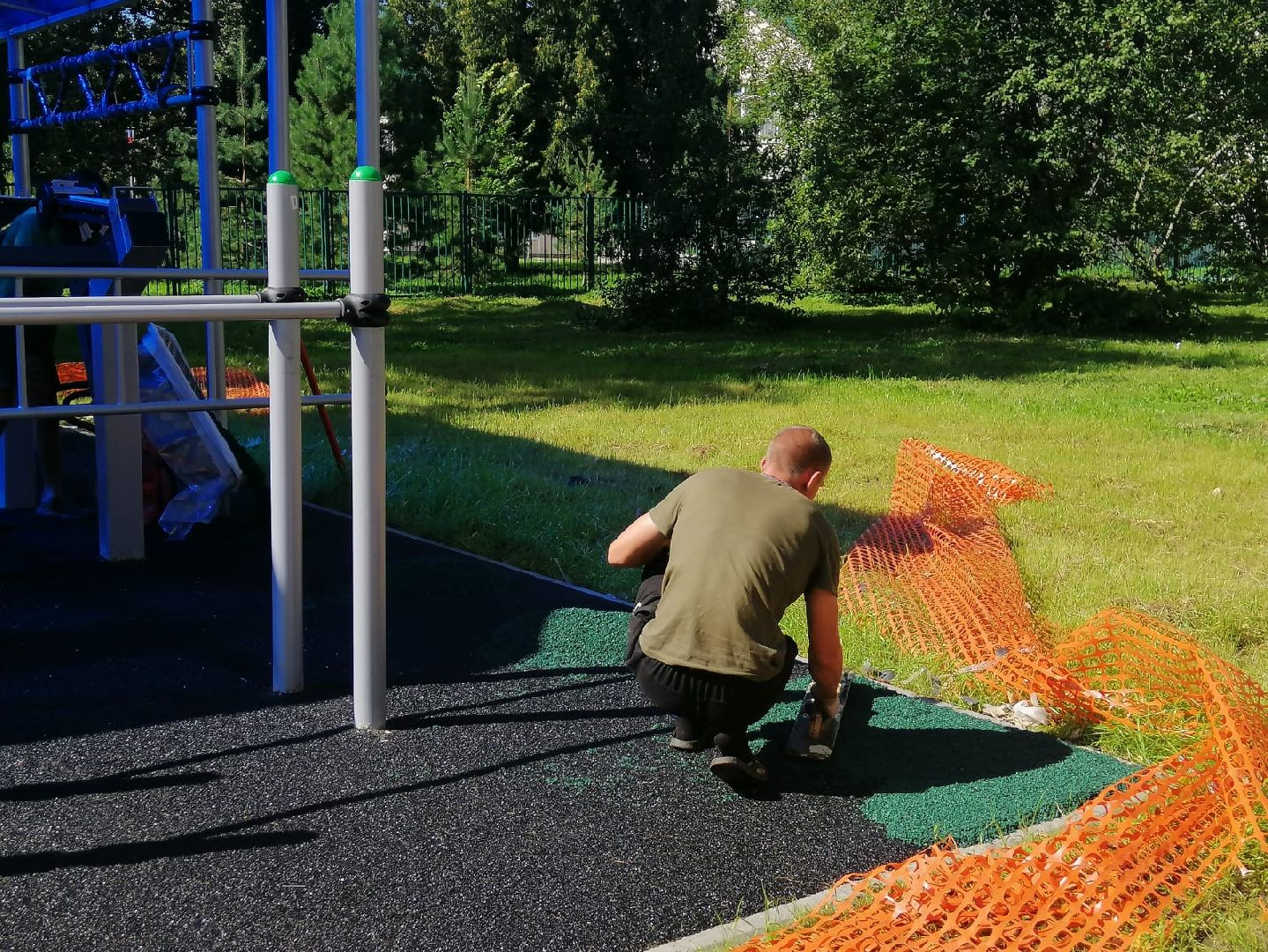 городской округ восход, благоустройство, спортивная площадка, воркаут площадка,