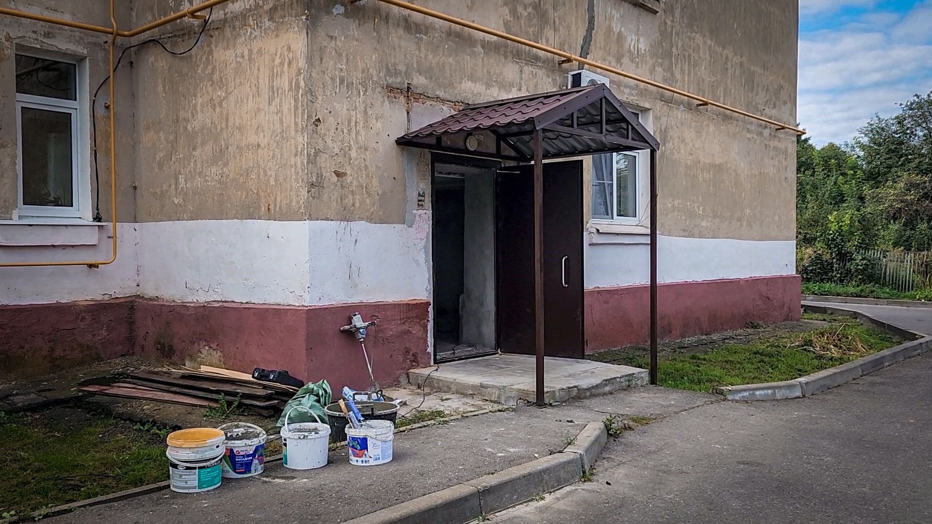 бронницы, ремонт подъездов в бронницах, косметический ремонт подъездов в бронницах,