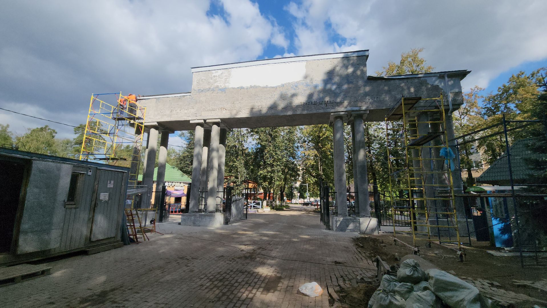 красногорск, день города, городской парк, фонтан, реконструкция,