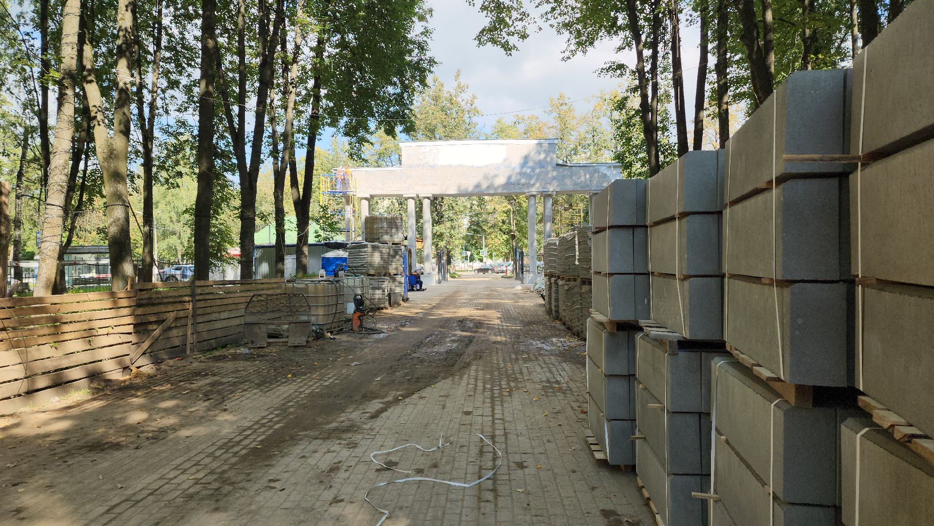 красногорск, день города, городской парк, фонтан, реконструкция,