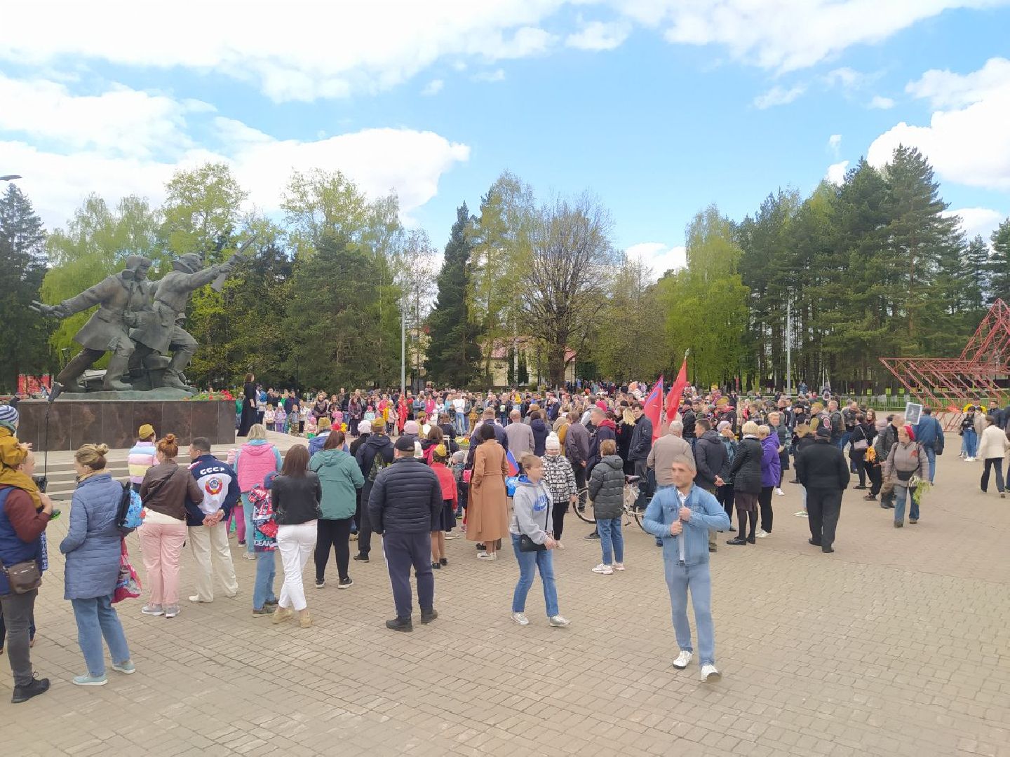 9 мая, день победы, Снегири