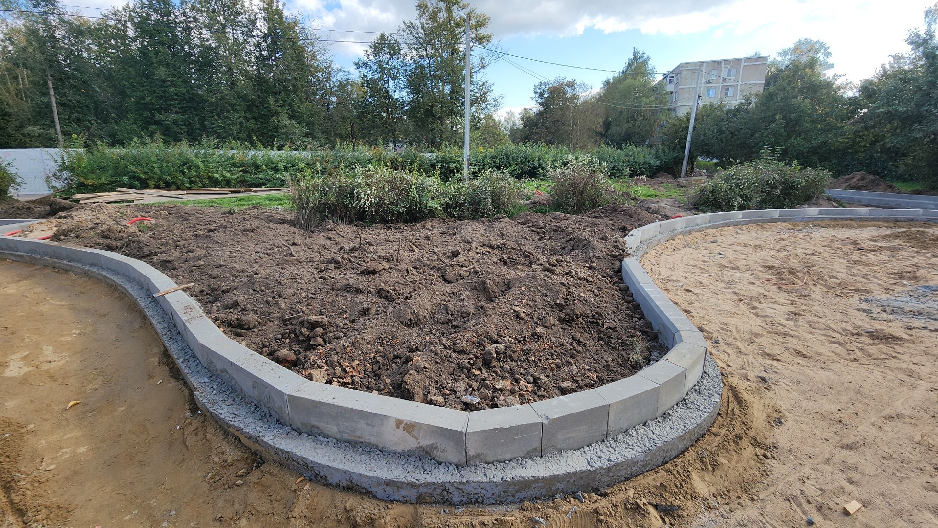 волоколамск, сычево, формирование комфортной городской среды, сквер, световой фонтан,