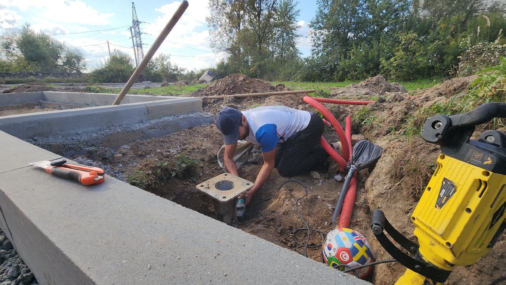 волоколамск, сычево, формирование комфортной городской среды, сквер, световой фонтан,