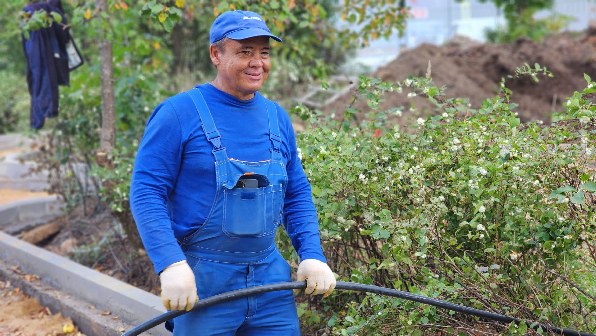 волоколамск, сычево, формирование комфортной городской среды, сквер, световой фонтан,
