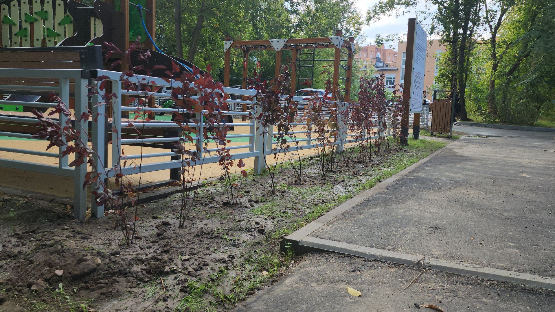 щёлково, благоустройство двора, чкаловский, новая детская площадка,