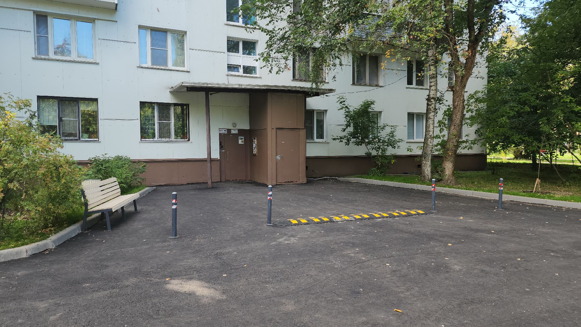 щёлково, благоустройство двора, чкаловский, новая детская площадка,