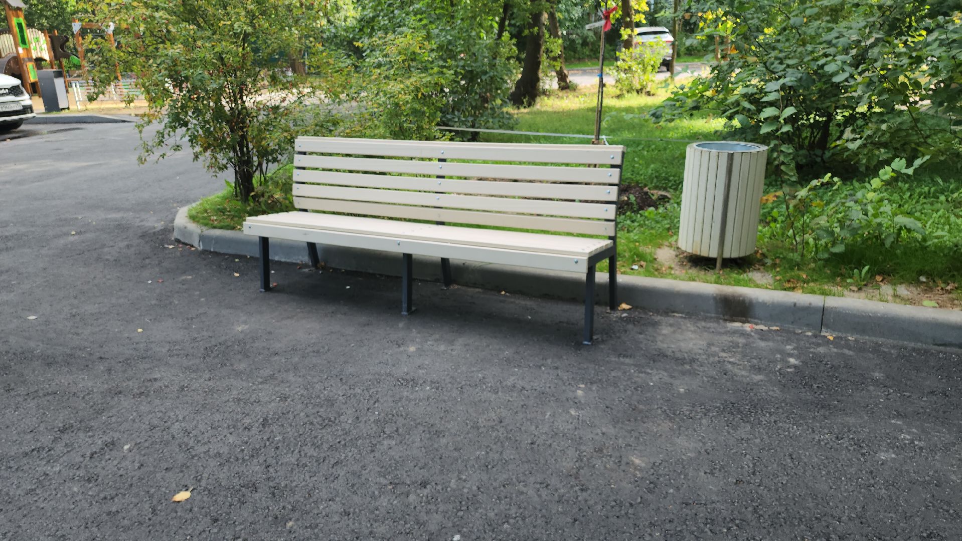 щёлково, благоустройство двора, чкаловский, новая детская площадка,