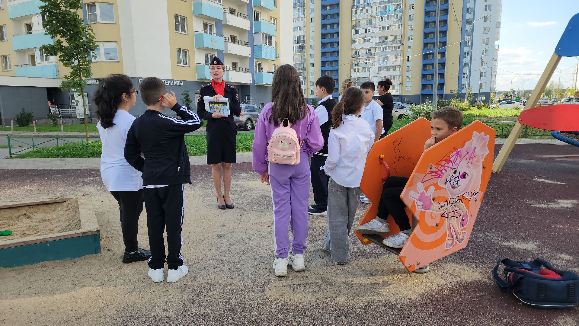 Госавтоинспекция , безопасный двор, Дети, Лобня,