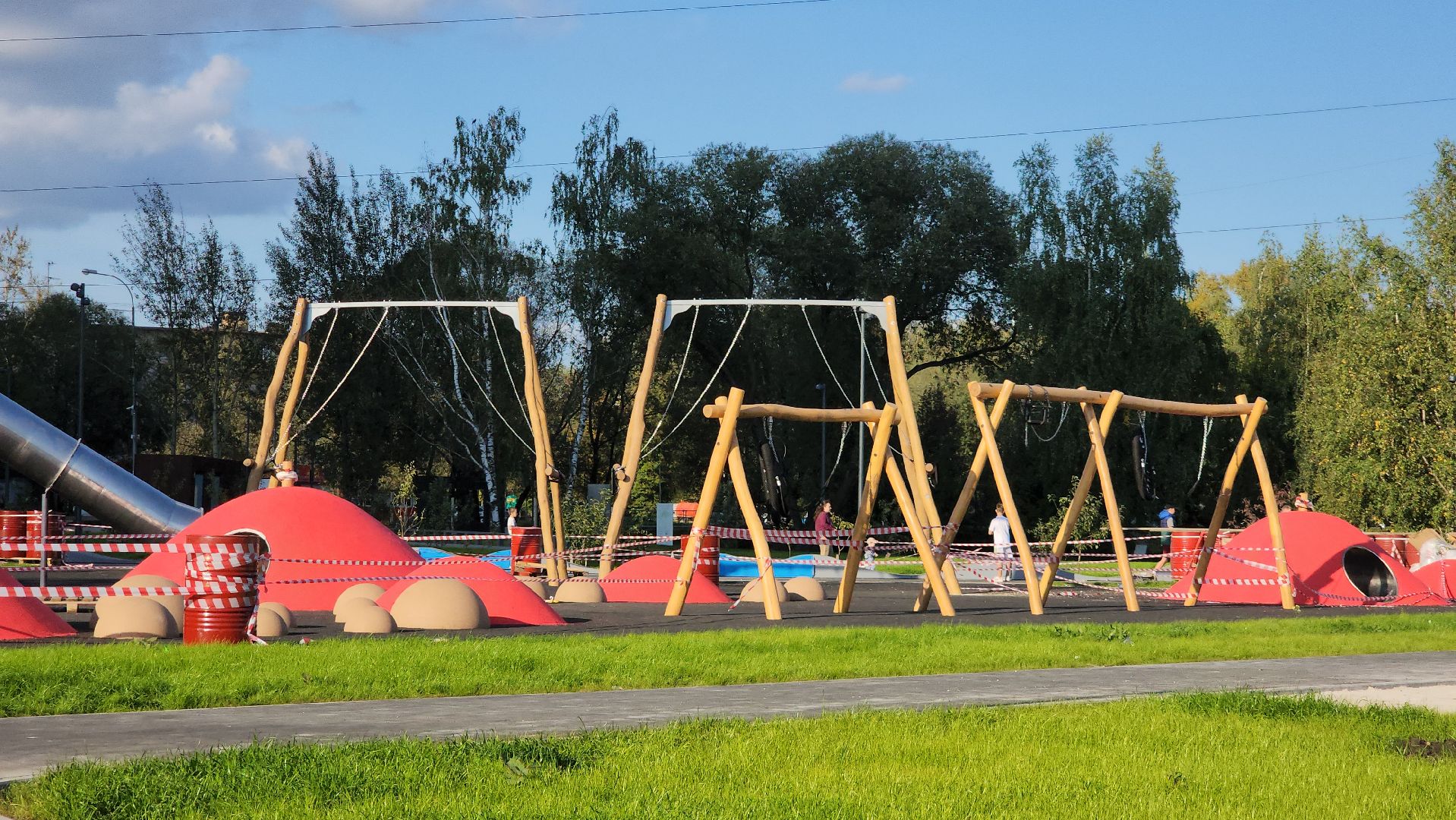 Парк Защитников Москвы , Лобня, Благоустройство парка ,