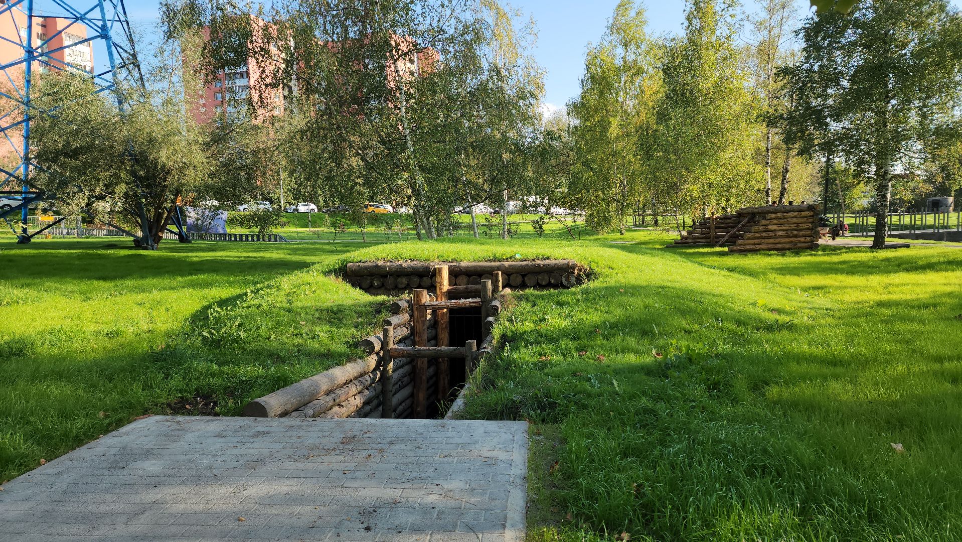 Парк Защитников Москвы , Лобня, Благоустройство парка ,