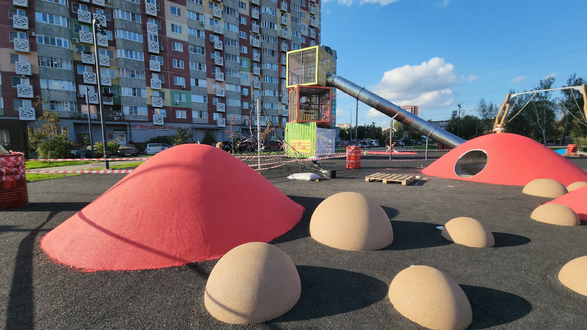 Парк Защитников Москвы , Лобня, Благоустройство парка ,