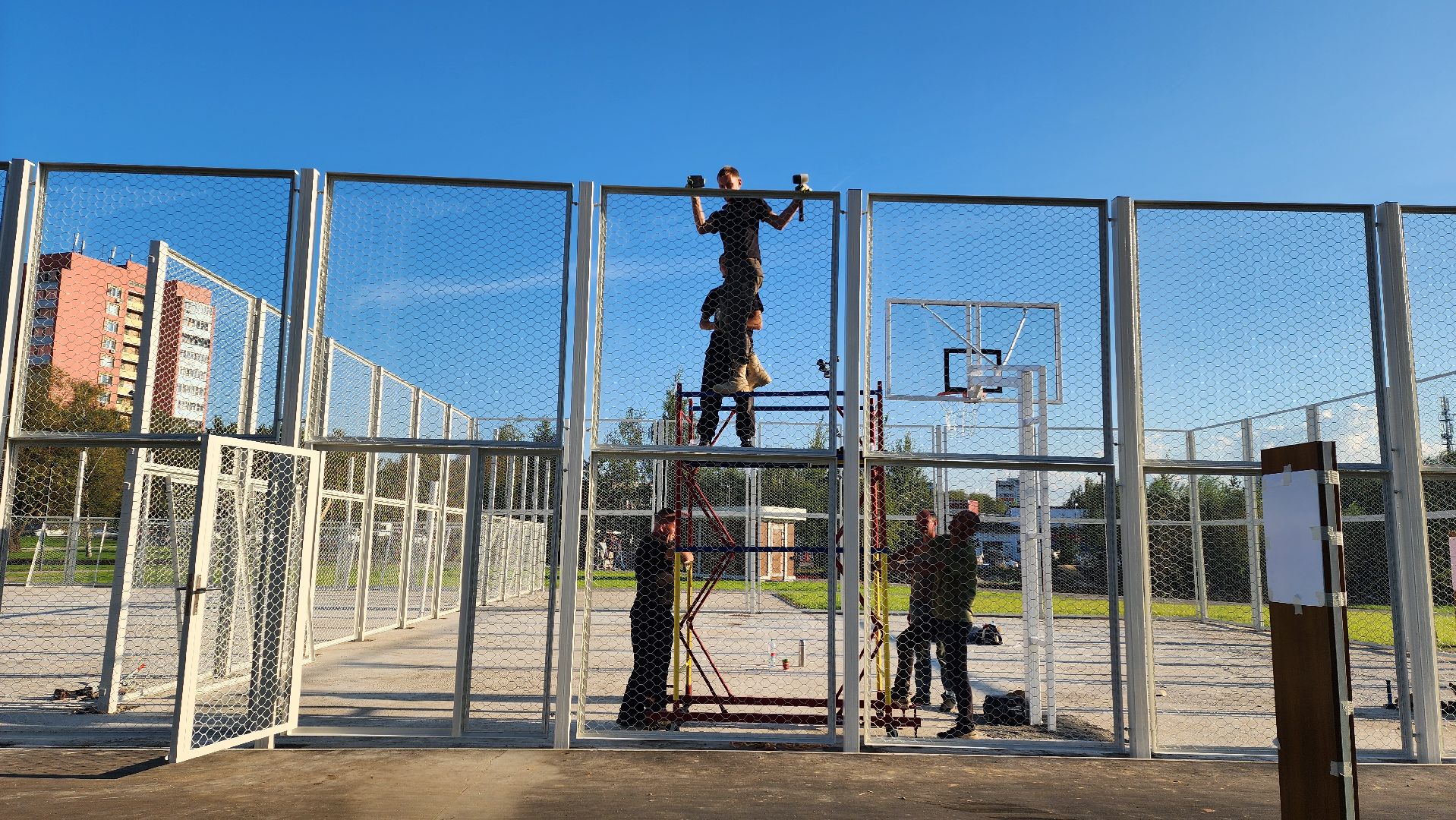 Парк Защитников Москвы , Лобня, Благоустройство парка ,