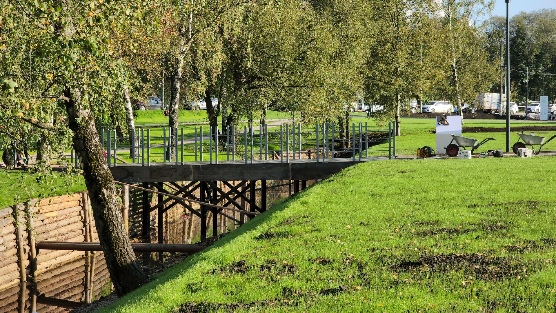 Парк Защитников Москвы , Лобня, Благоустройство парка ,