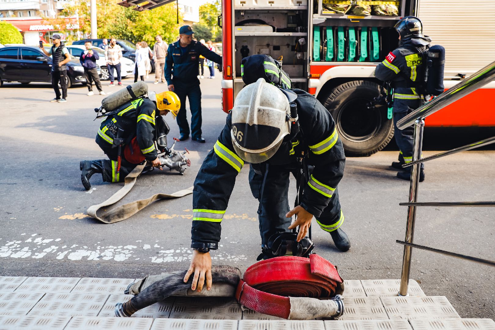 пожарный, эвакуация, безопасность, тренировка,