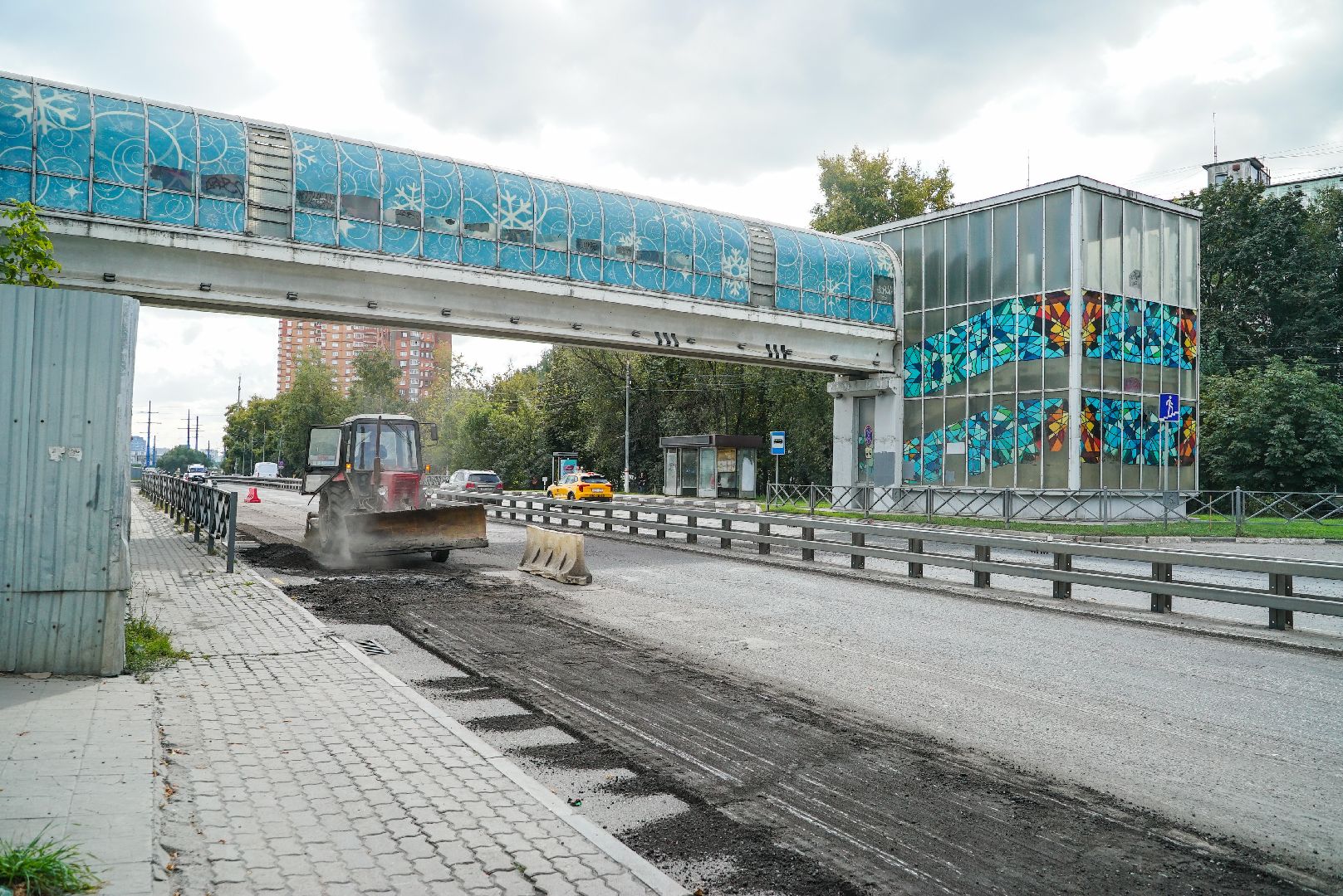 ремонт, дорога, асфальт,