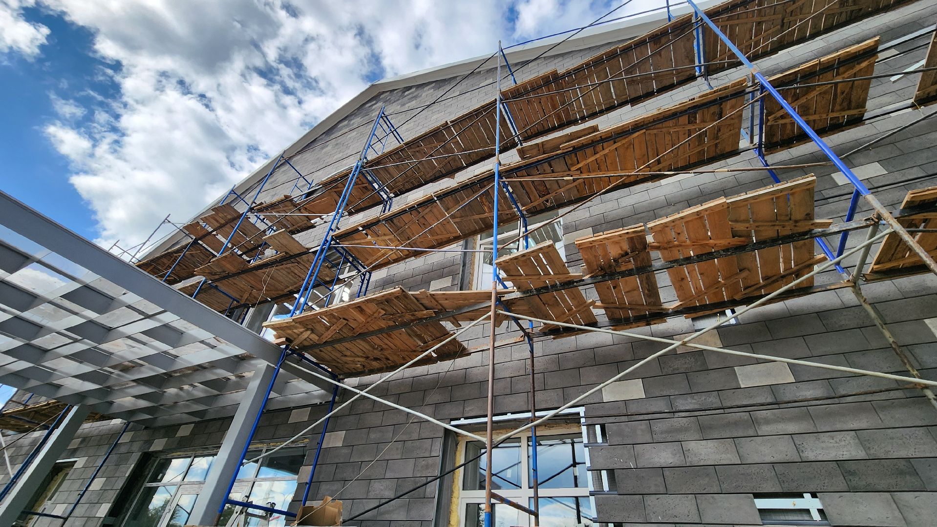 руза, цкии, ремонт фасада, строительство, культура,