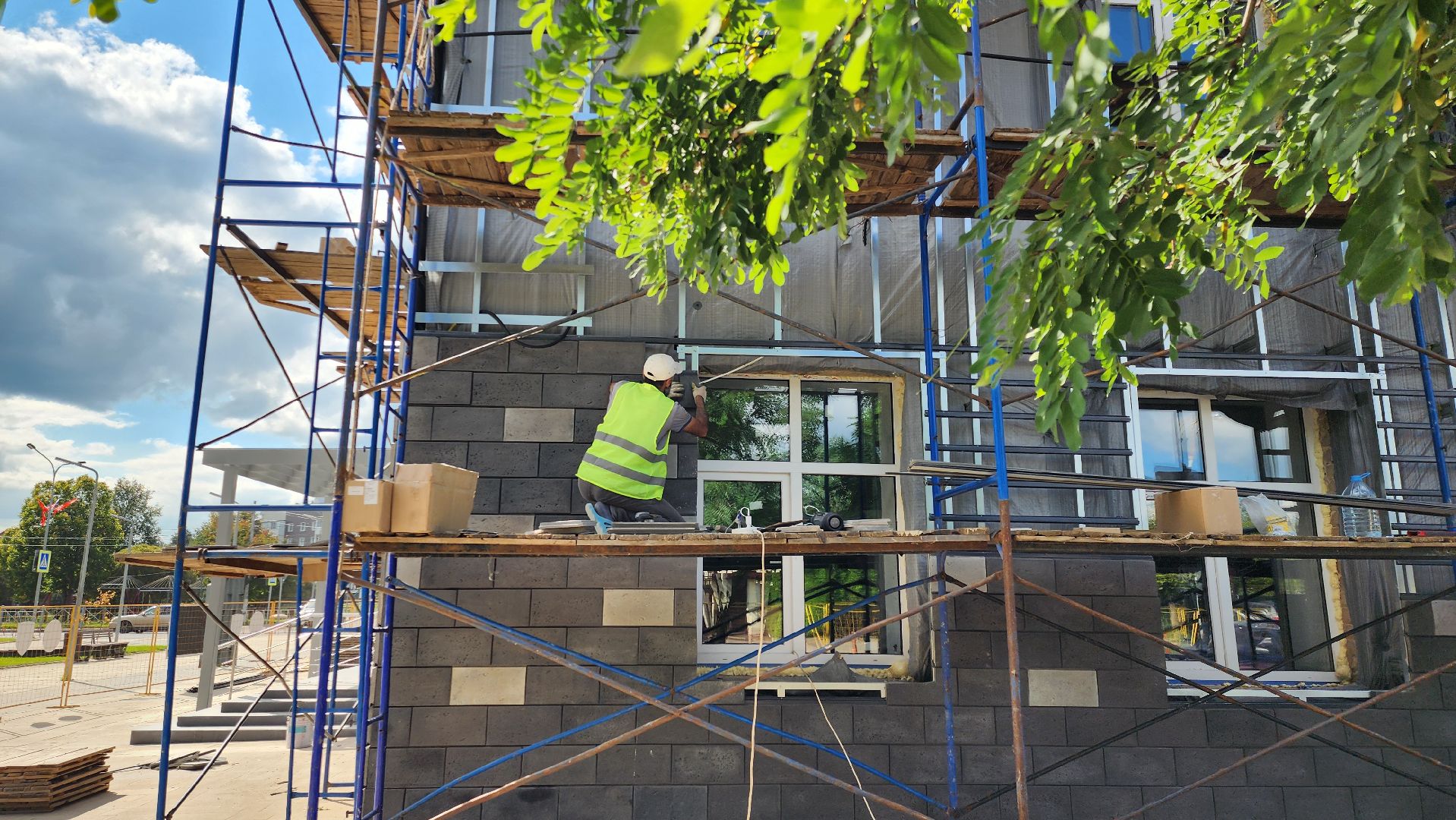 руза, цкии, ремонт фасада, строительство, культура,