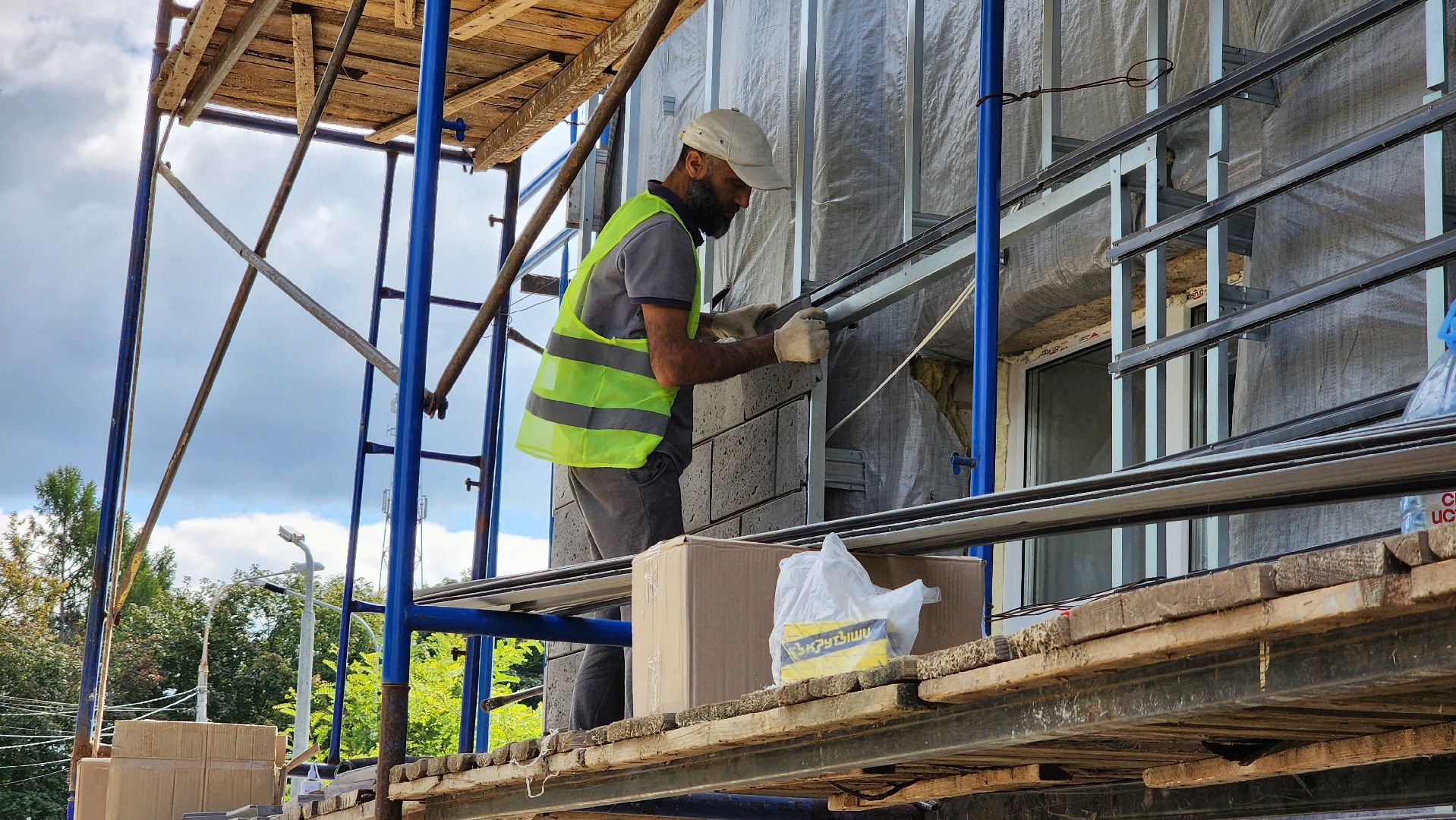 руза, цкии, ремонт фасада, строительство, культура,