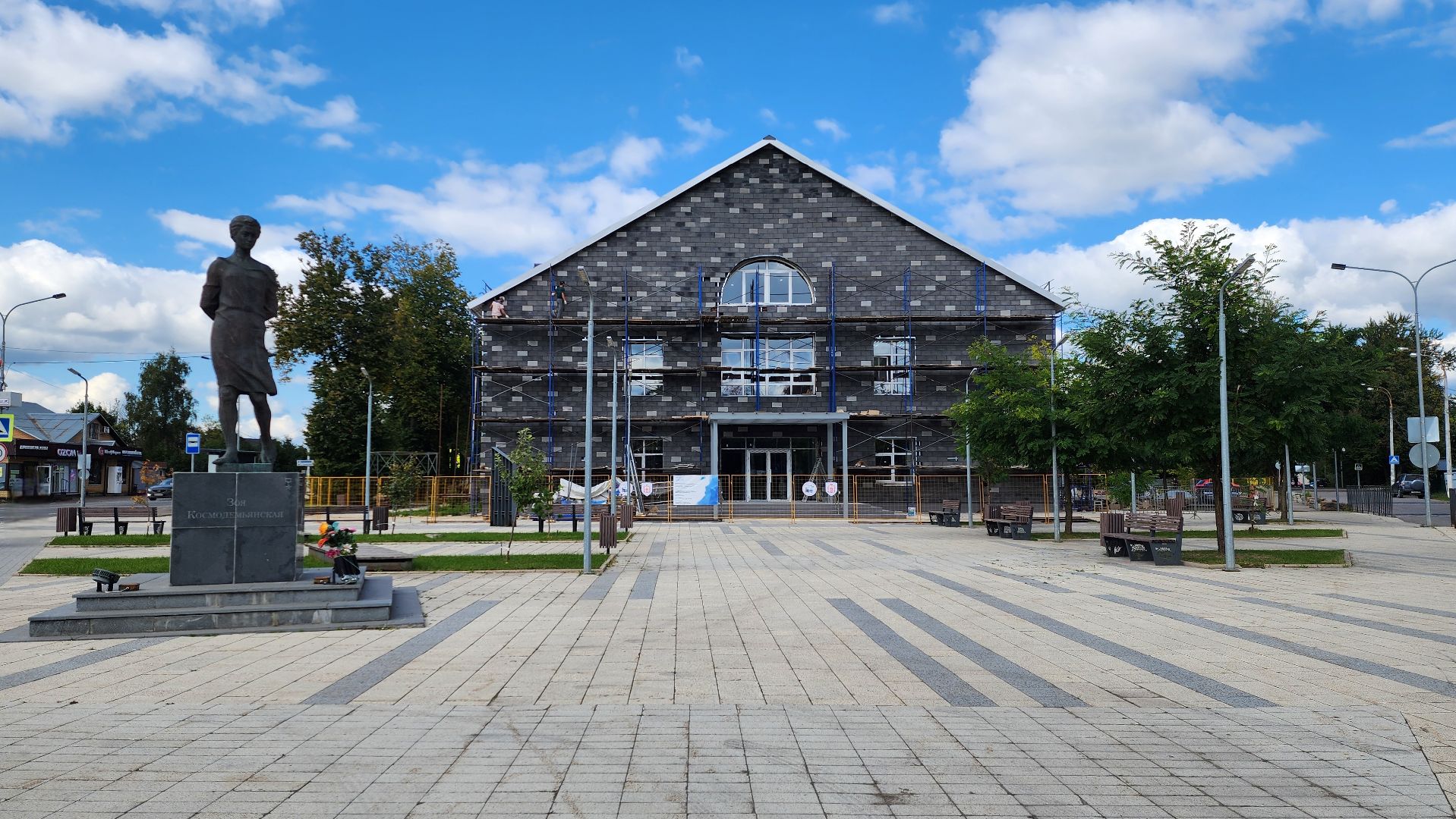 руза, цкии, ремонт фасада, строительство, культура,