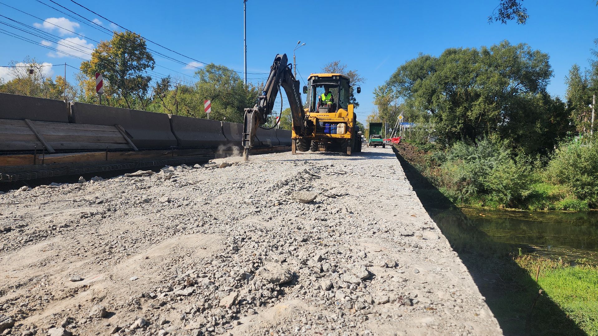 капитальный ремонт, строительство , мост, домодедово, подмосковье, капремонт,река рожайка,