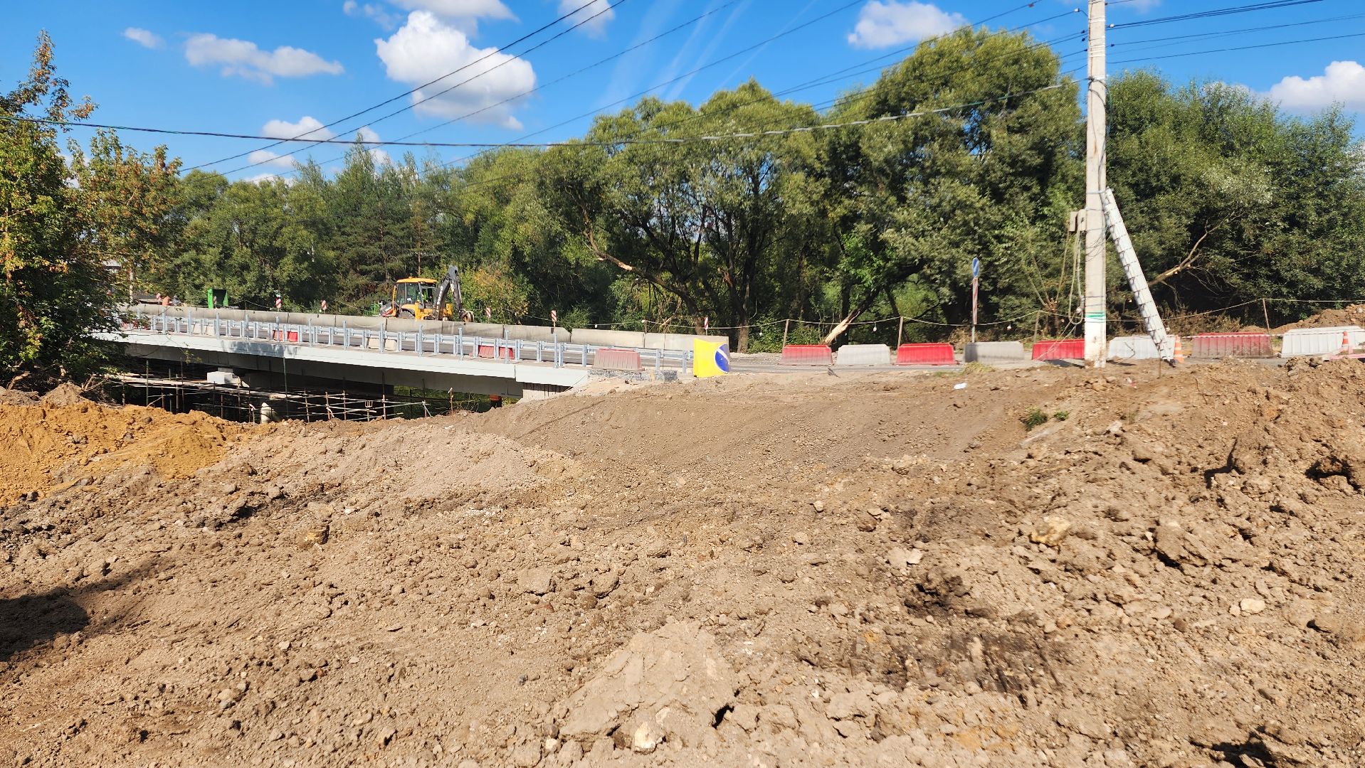 капитальный ремонт, строительство , мост, домодедово, подмосковье, капремонт,река рожайка,