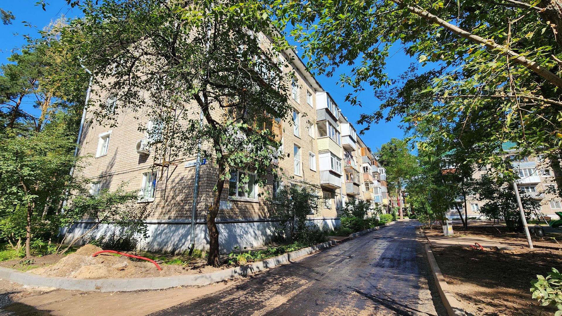 кбдт в протвино, асфальтирование двора, благоустройство,