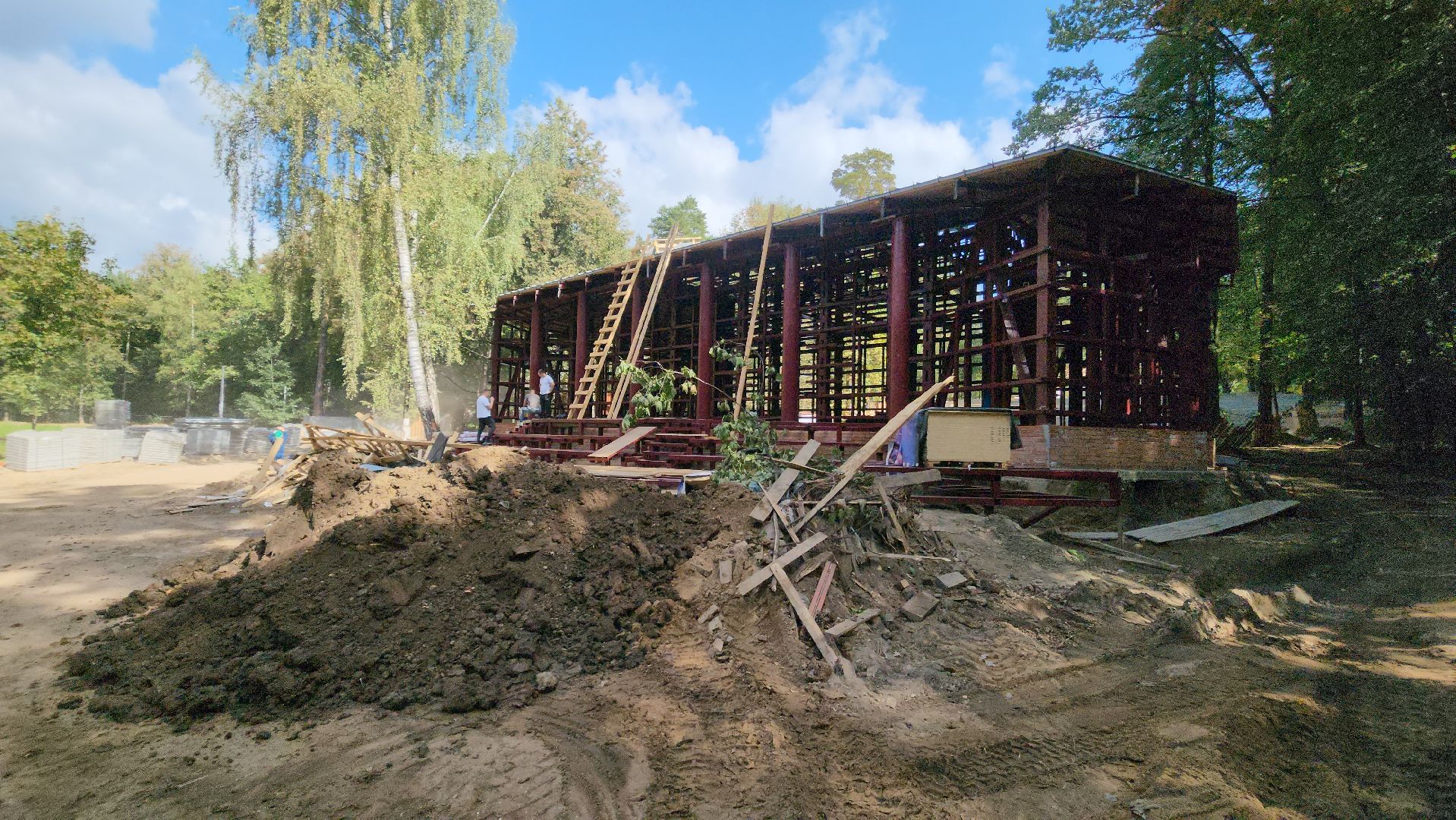 красногорск, городской парк, зеленый театр, реконструкция, день города,