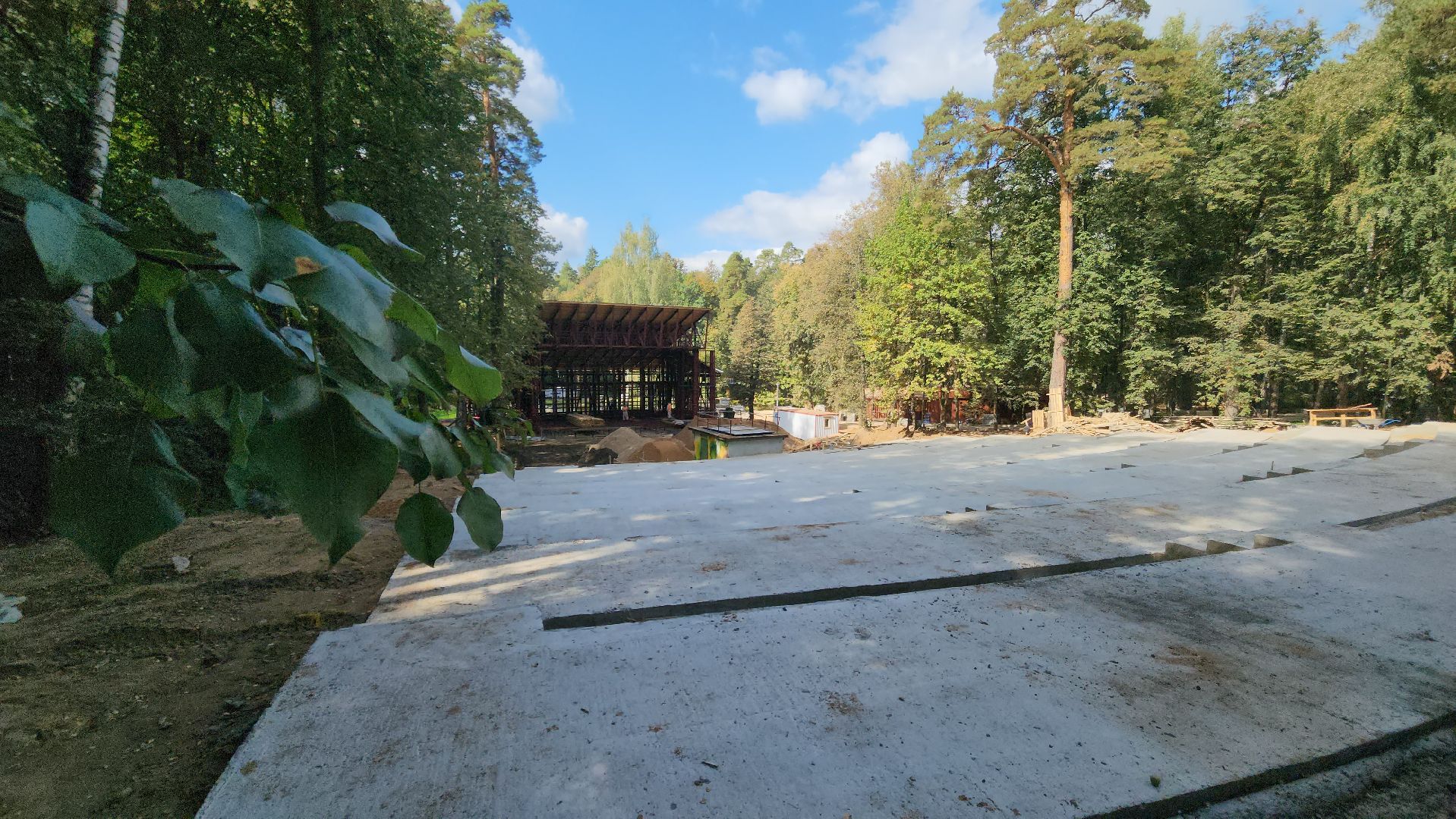 красногорск, городской парк, зеленый театр, реконструкция, день города,