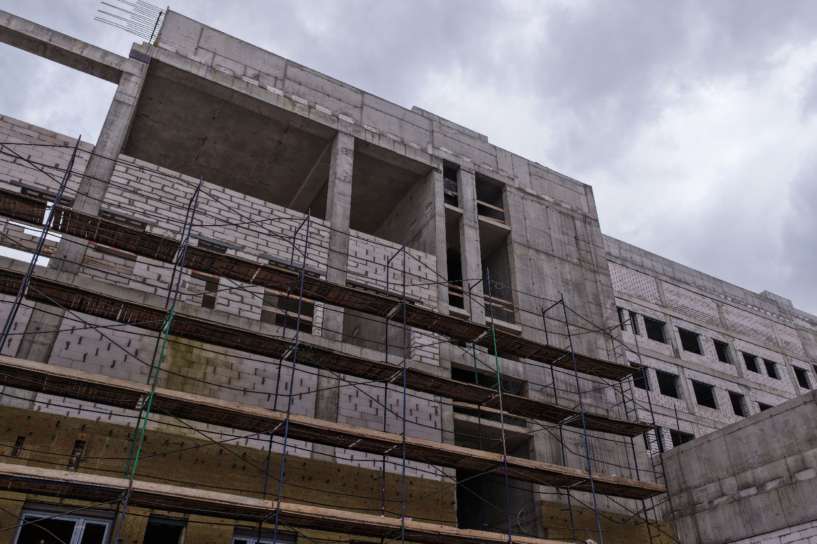 видео с коптера, больница балашиха, больница в ольгино,